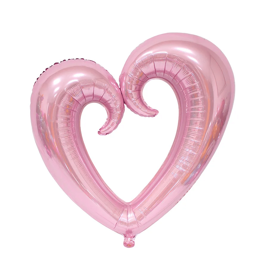 Ballon coeur rose