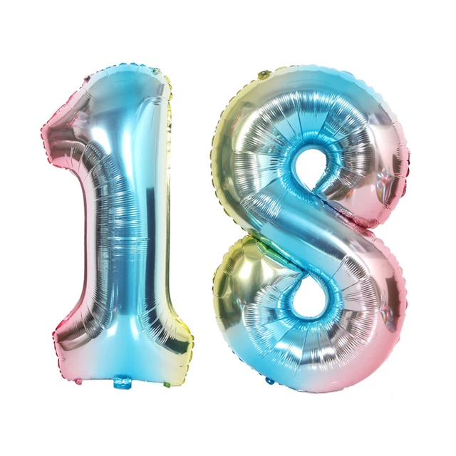 Ballons anniversaire 18 ans