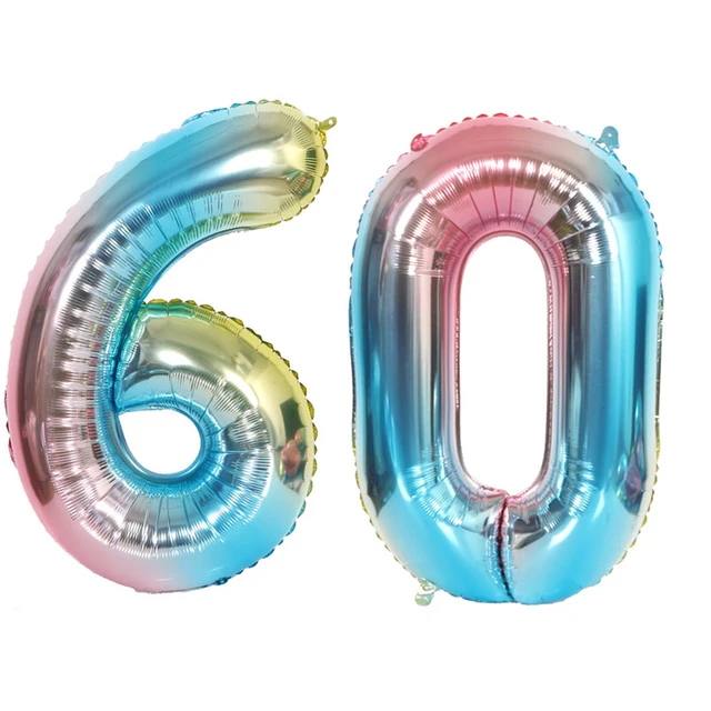 Ballons anniversaire 60 ans