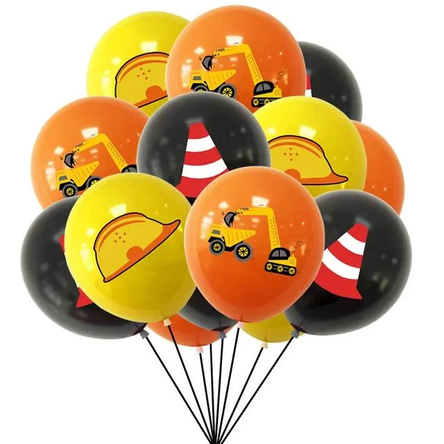 Lot de 10 ballons Chantier