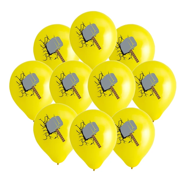 Lot de 10 ballons Thor