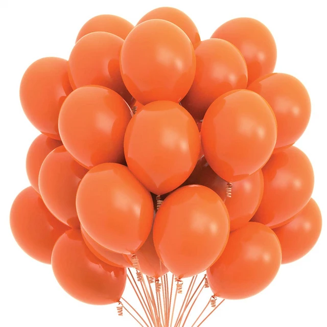 Lot de 20 ballons oranges