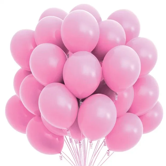 Lot de 20 ballons roses