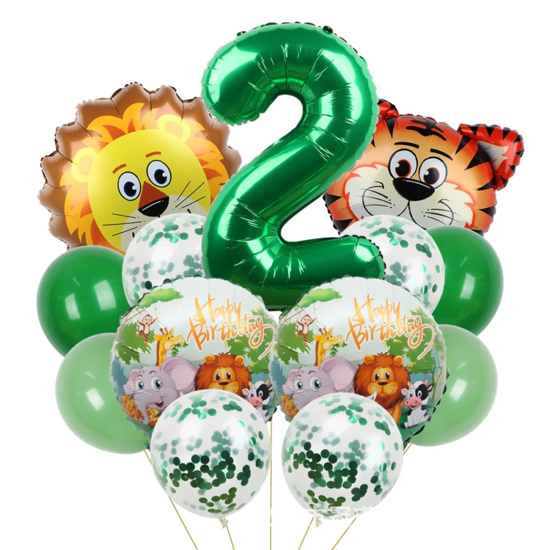 Lot de ballons 2 ans Animaux