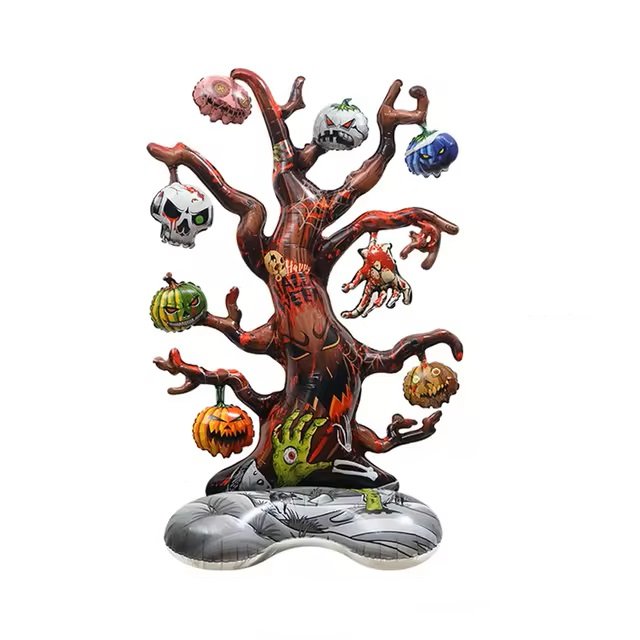 Ballon halloween Arbre mort zombie