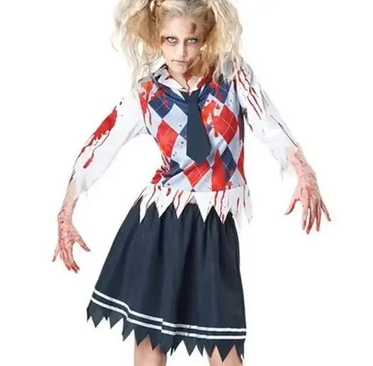 Déguisement Ecolière zombie