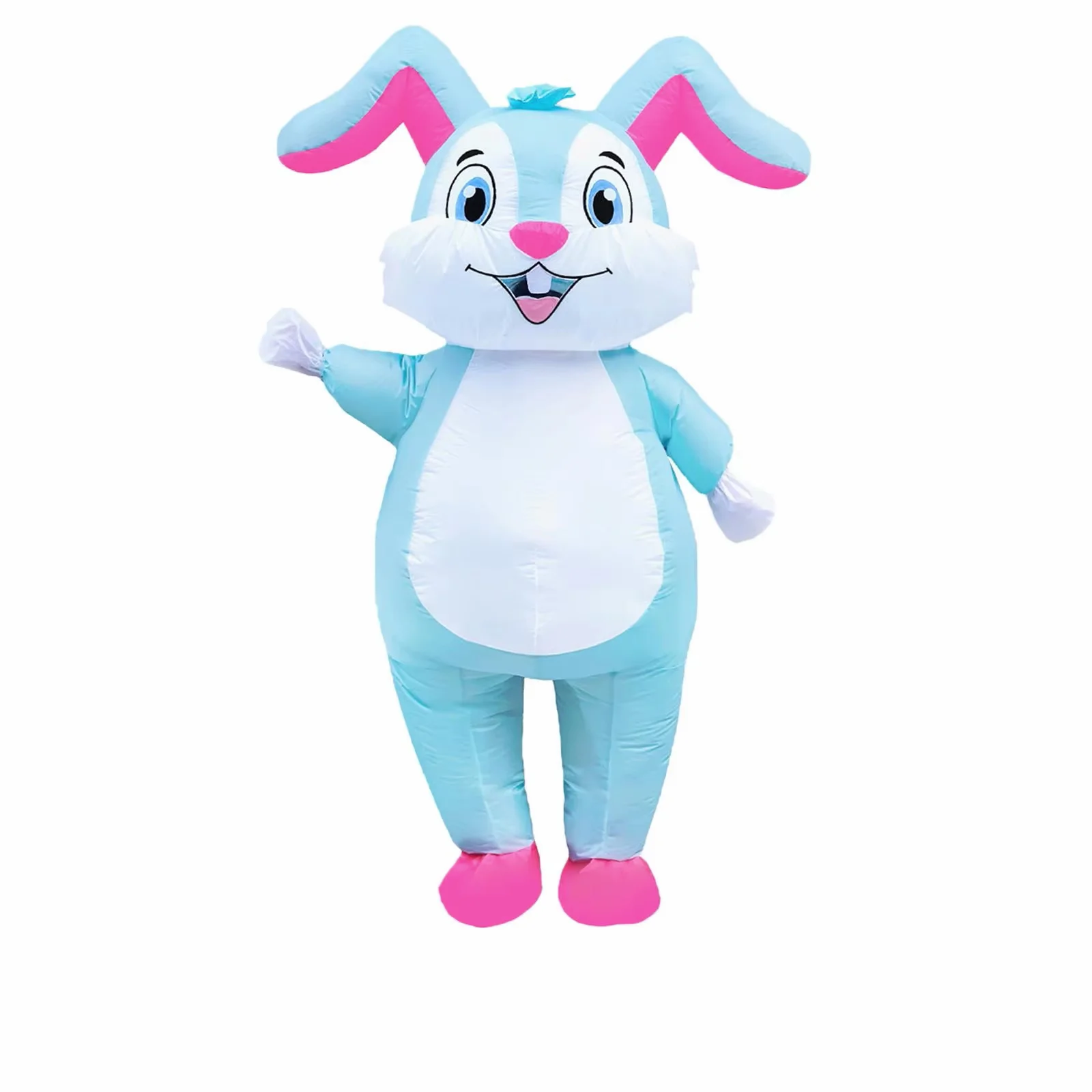 Costume gonflable Lapin bleu