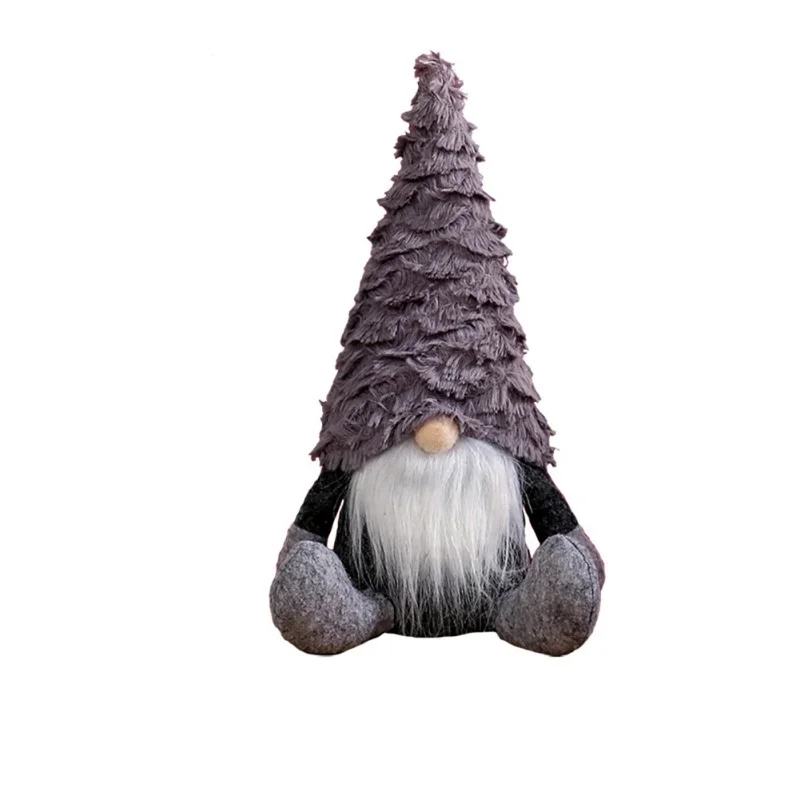 Décoration de Noël Gnome gris