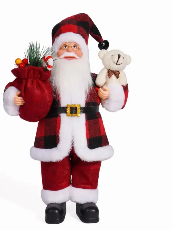 Figurine Père Noël écossais