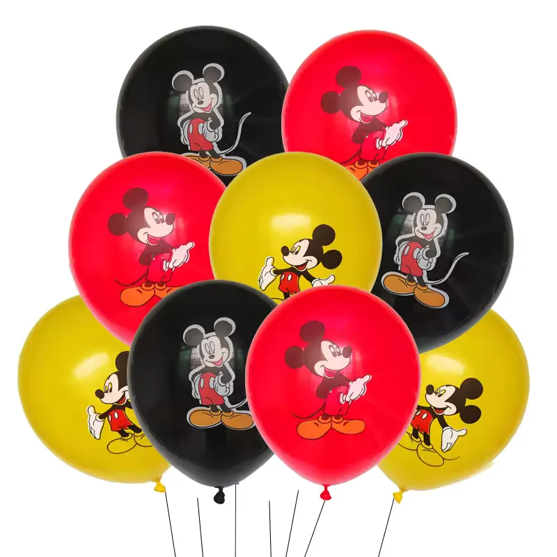 Lot de 10 ballons Mickey Mouse