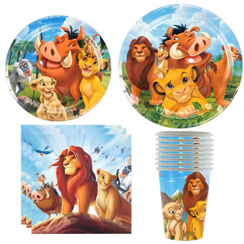 Kit vaisselle jetable Le Roi Lion 2