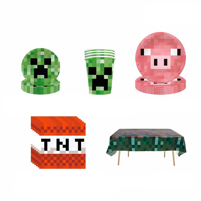 Kit table anniversaire Minecraft
