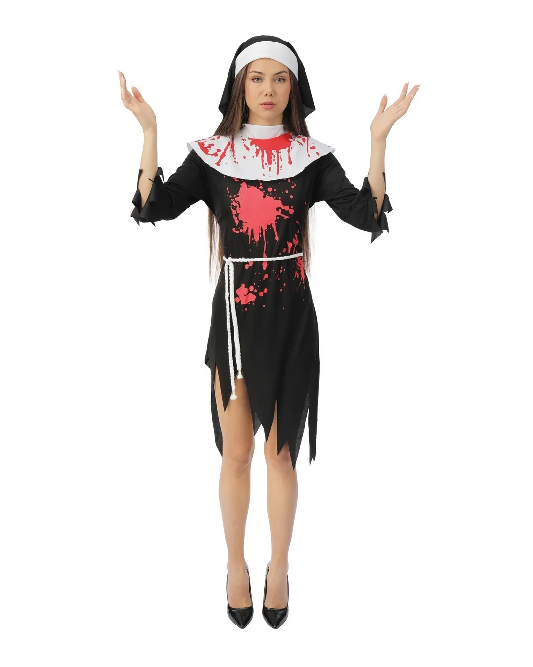 Costume religieuse ensanglantée - adulte