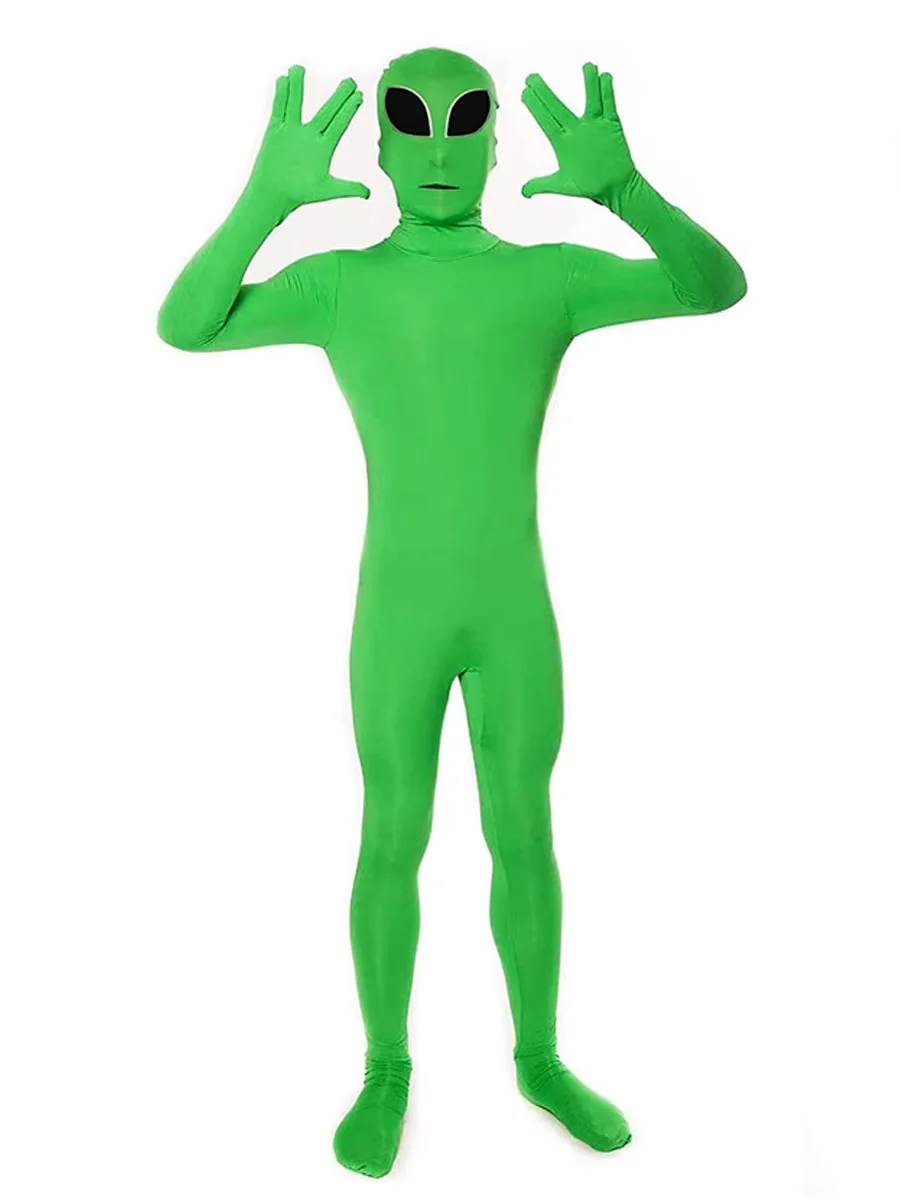Déguisement Alien vert