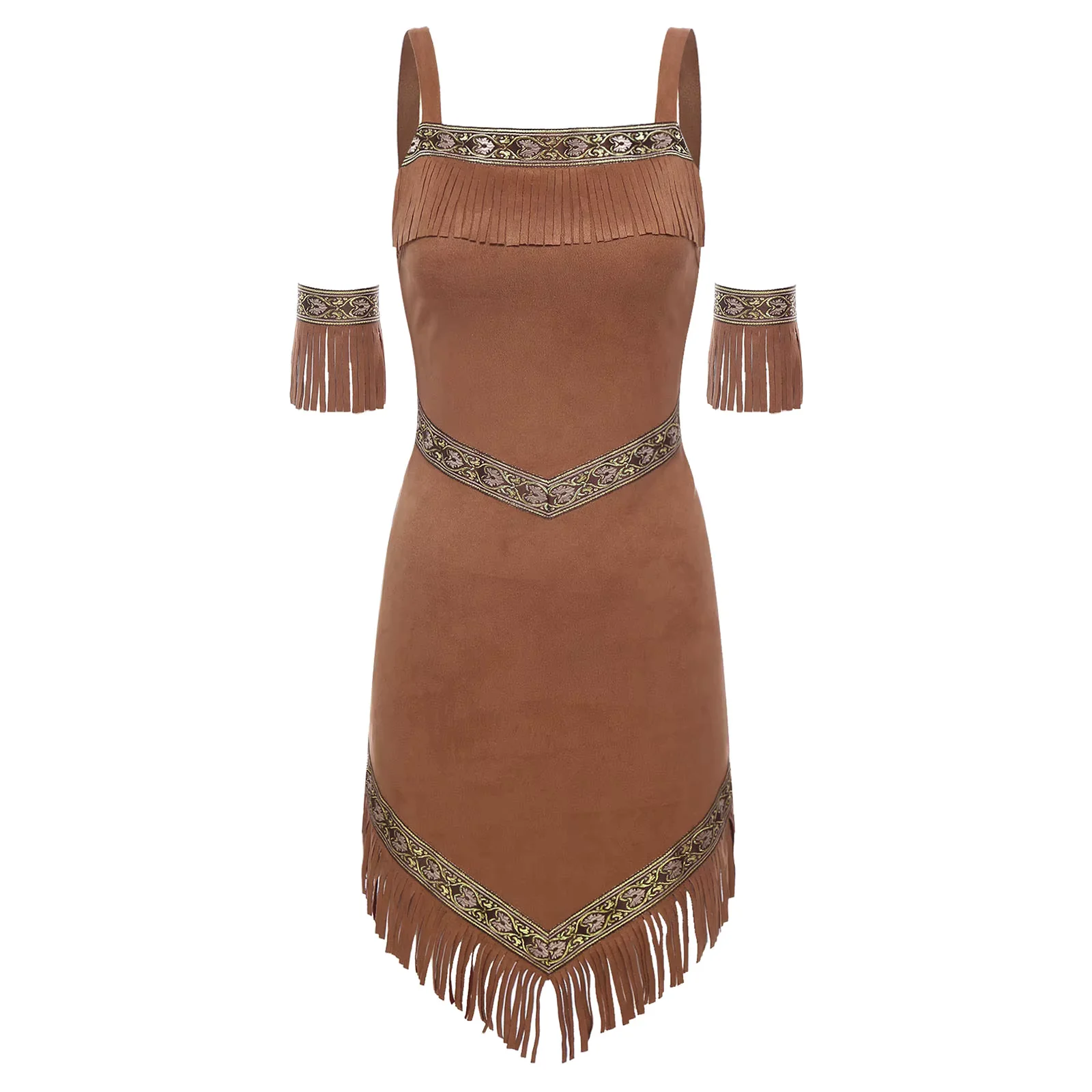 Déguisement Femme Indienne - camel