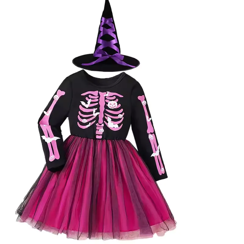 Déguisement Halloween Sorcière rose