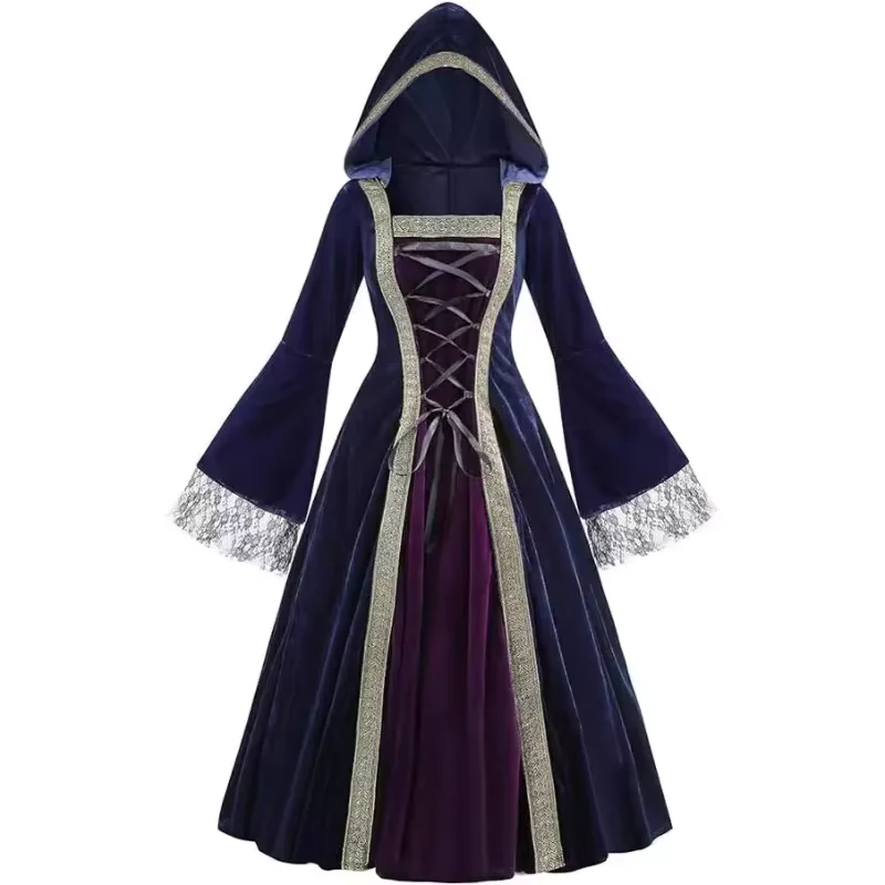 Déguisement Robe femme Renaissance - bleu