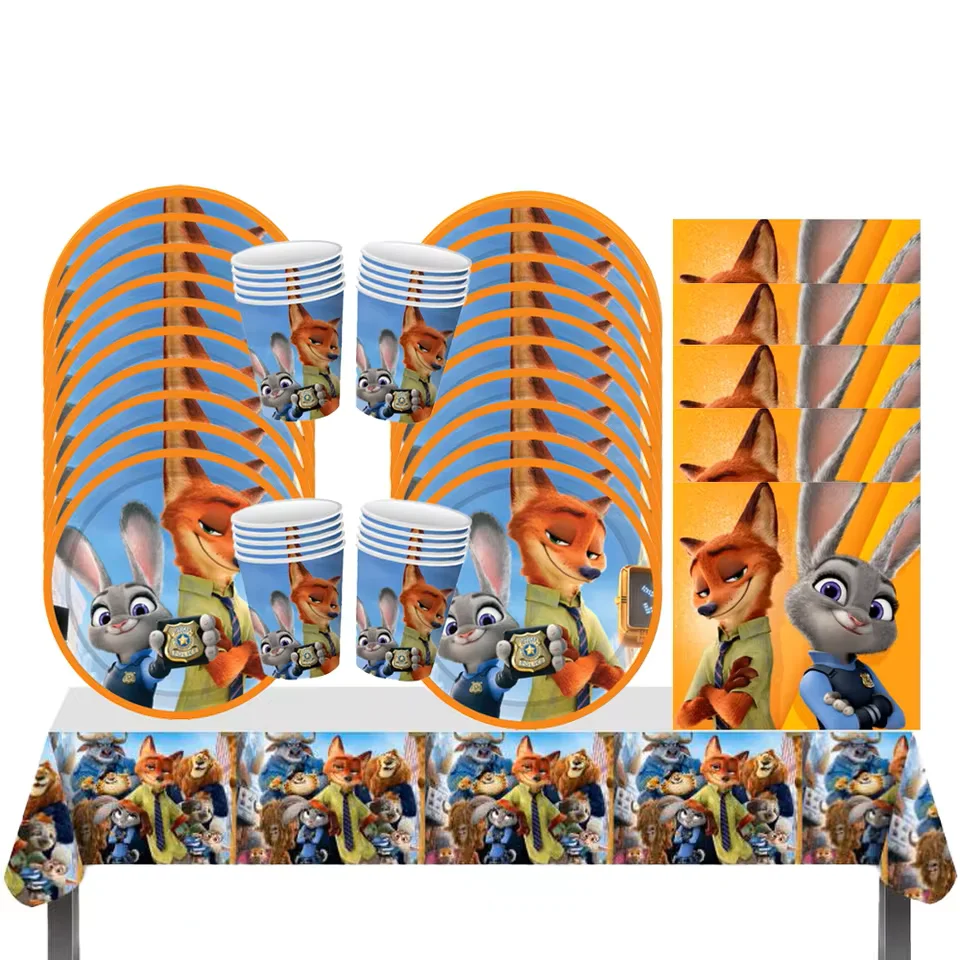 Kit table anniversaire Zootopie