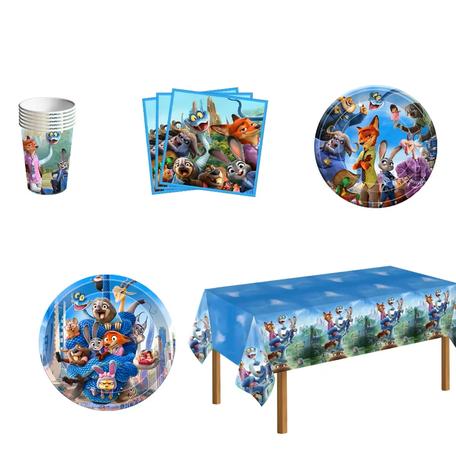 Kit table anniversaire Zootopie 2