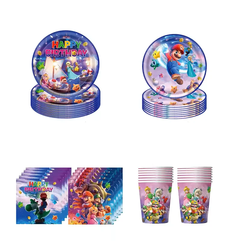 Kit table anniversaire Mario Galaxy