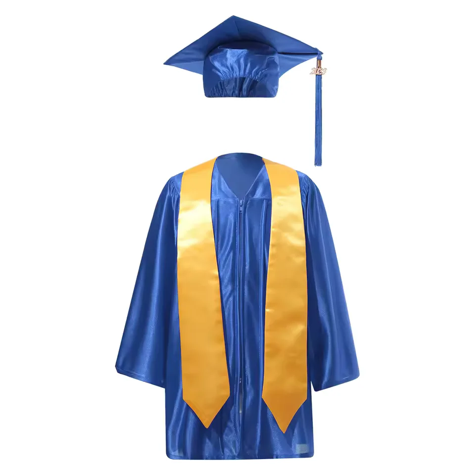 Tenue remise de diplôme enfant - bleu