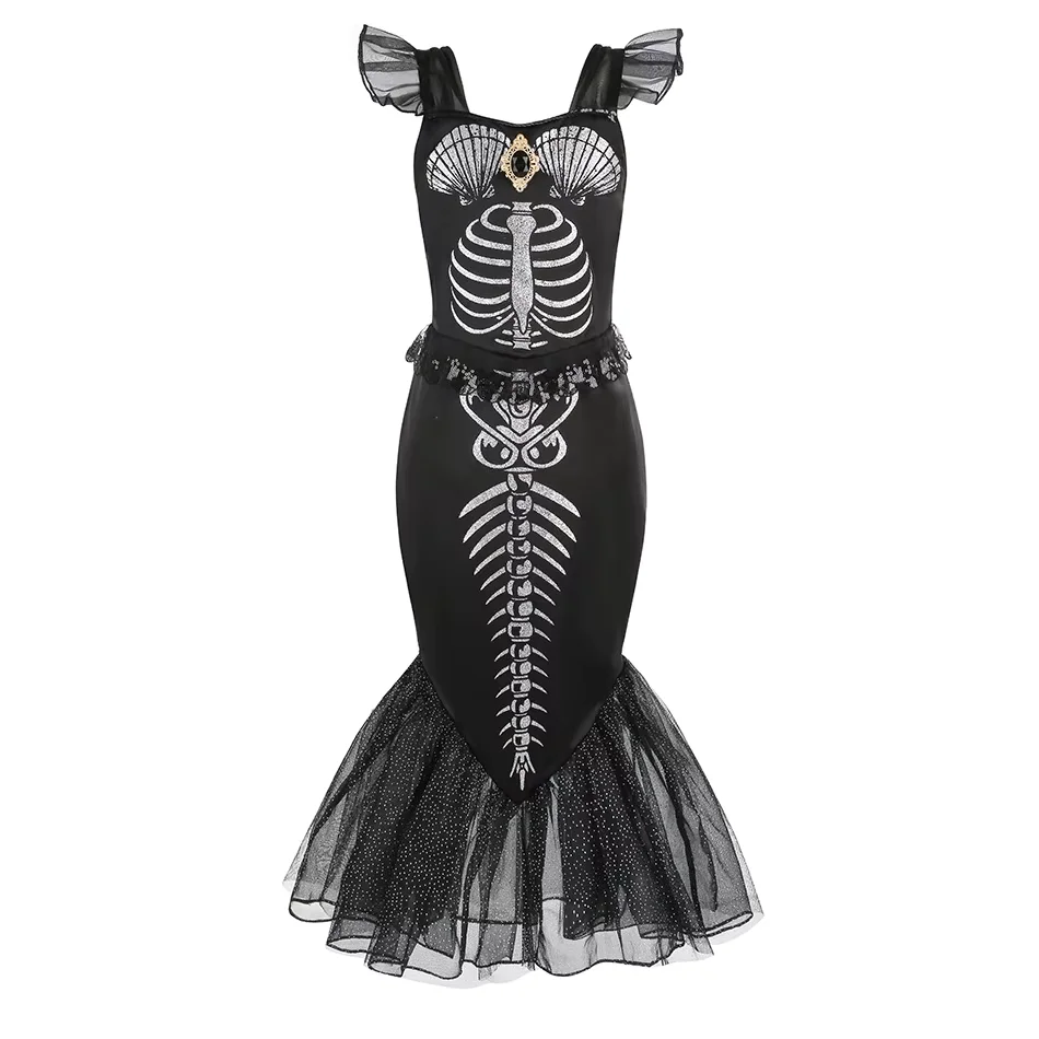 Costume Halloween Sirène squelette