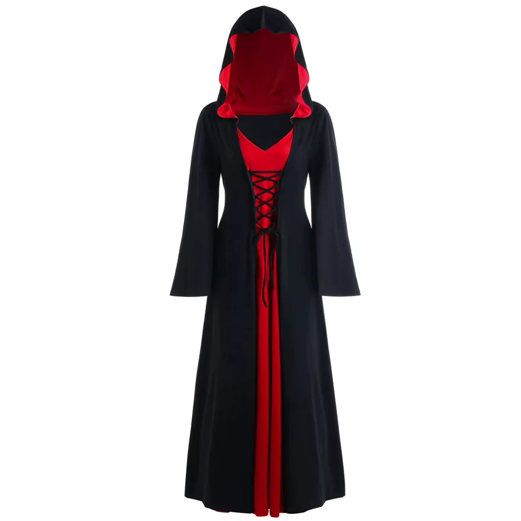 Déguisement Sorcière gothique femme - rouge