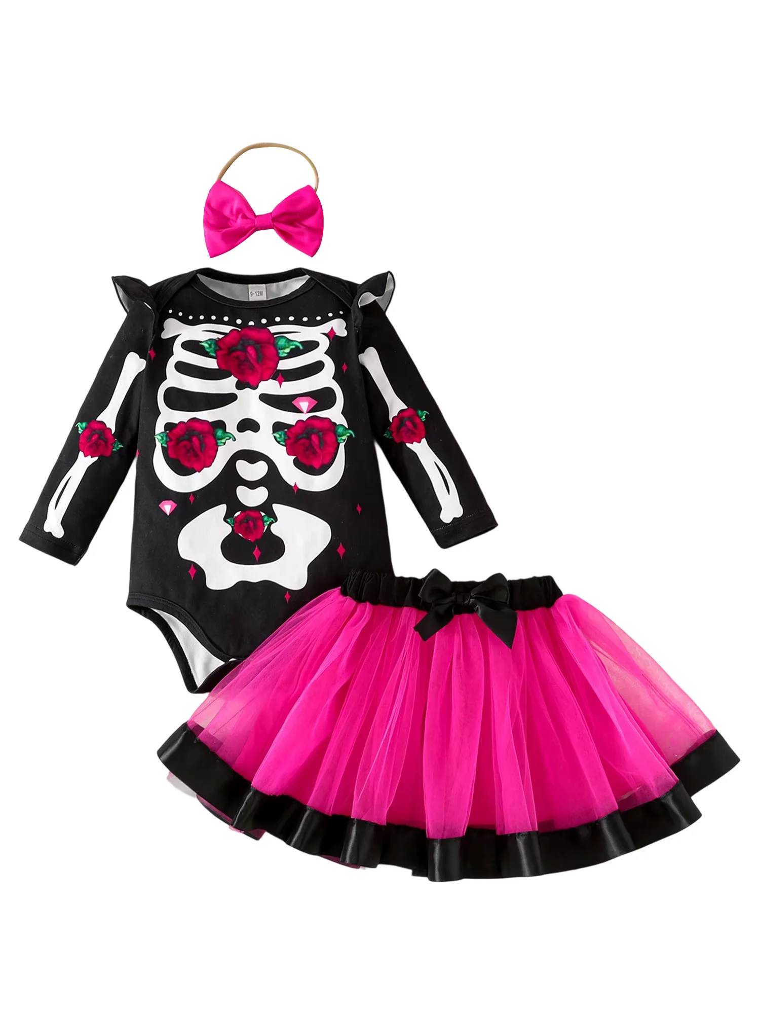 Déguisement bébé Dia de los Muertos