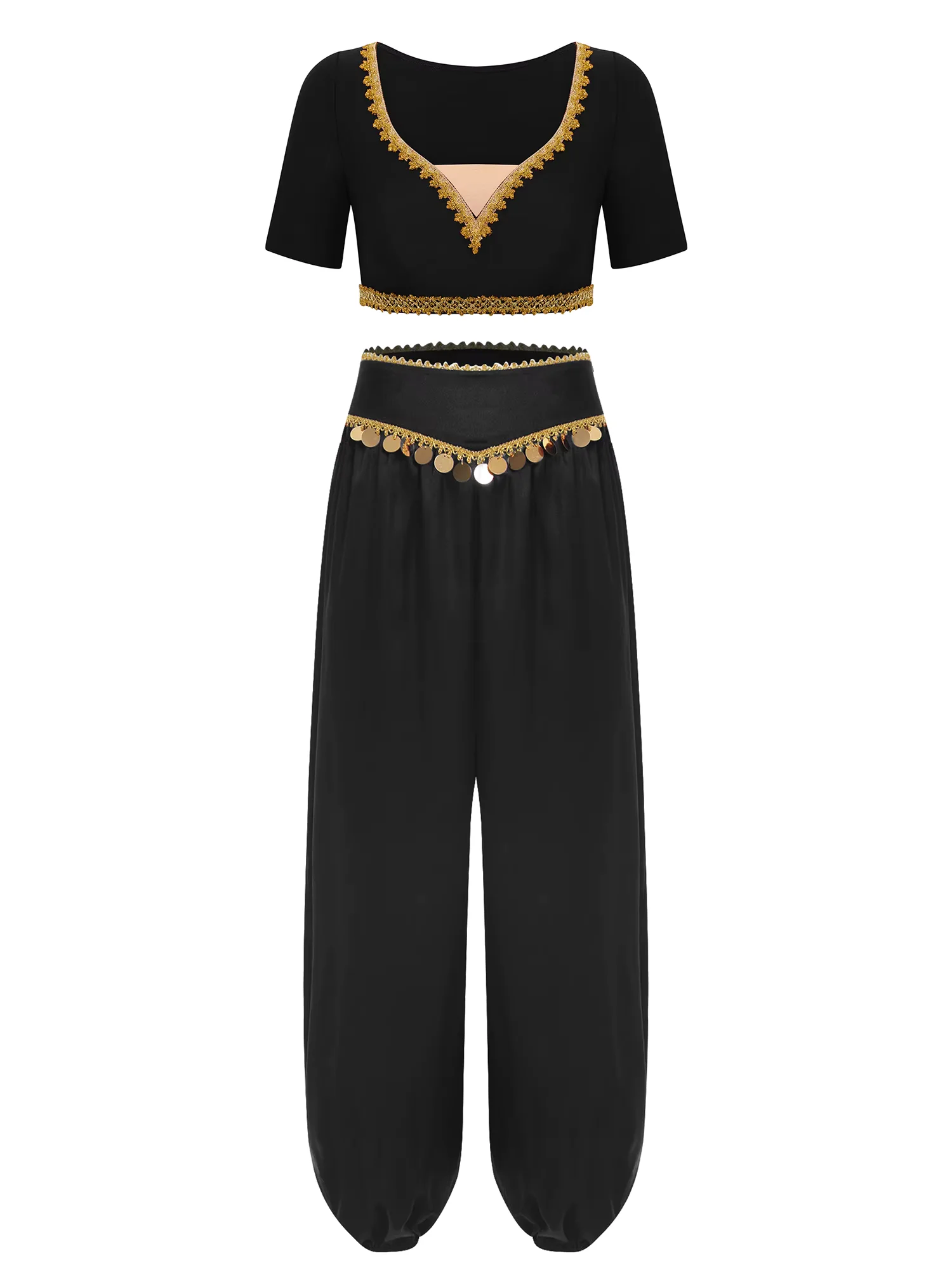Tenue de danseuse orientale femme - noir