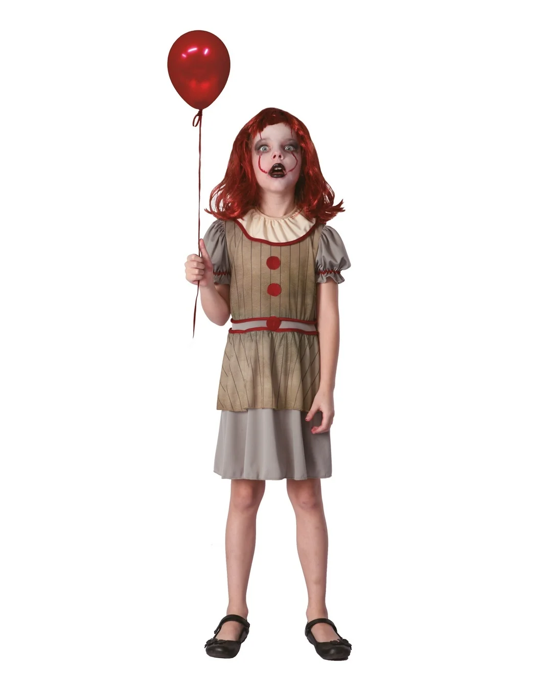 Costume clown maléfique - enfant fille