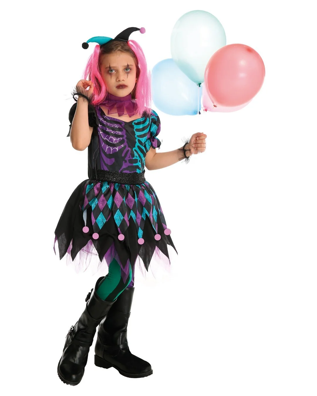 Costume clown squelette - enfant
