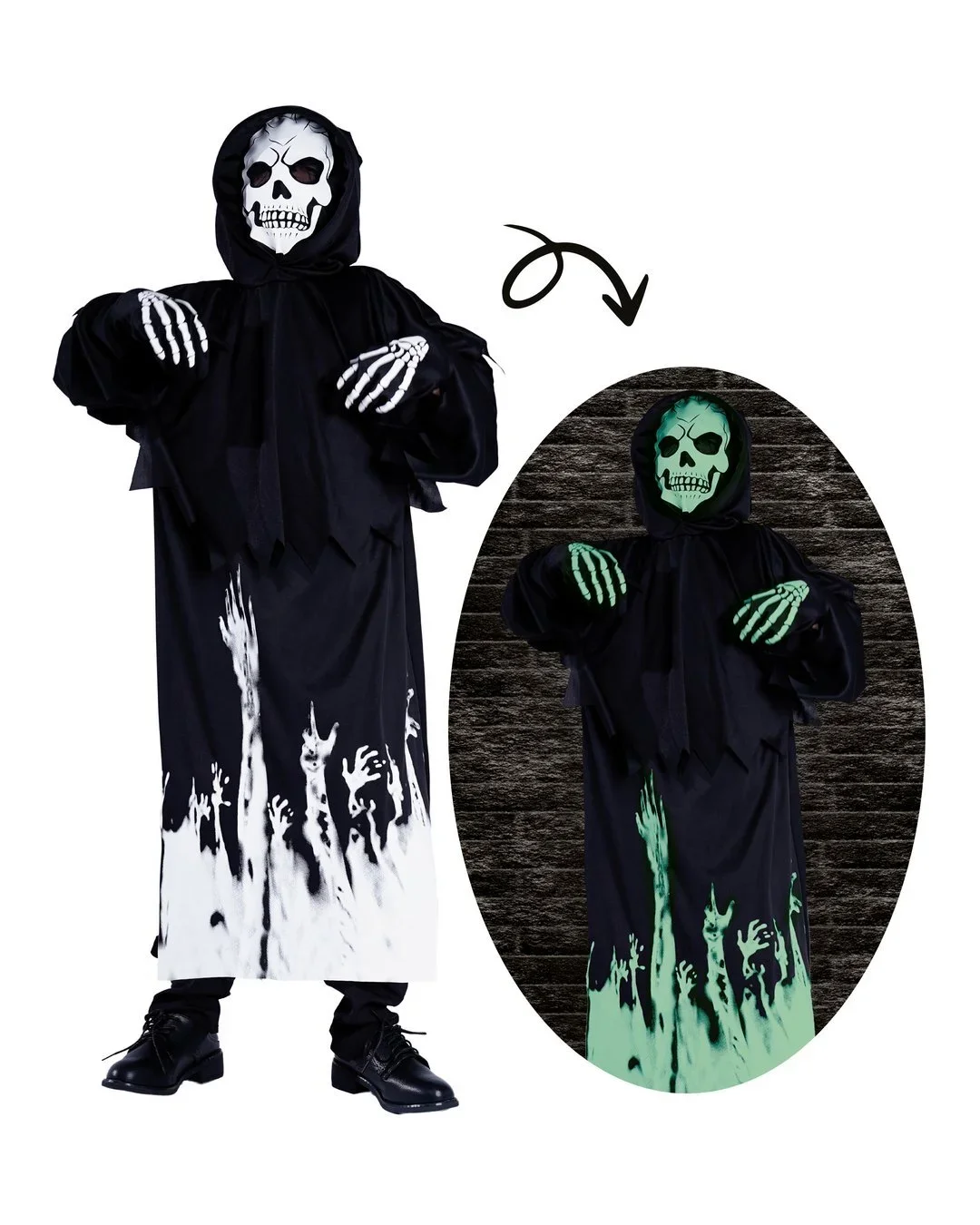 Costume gardien des ténèbres - enfant