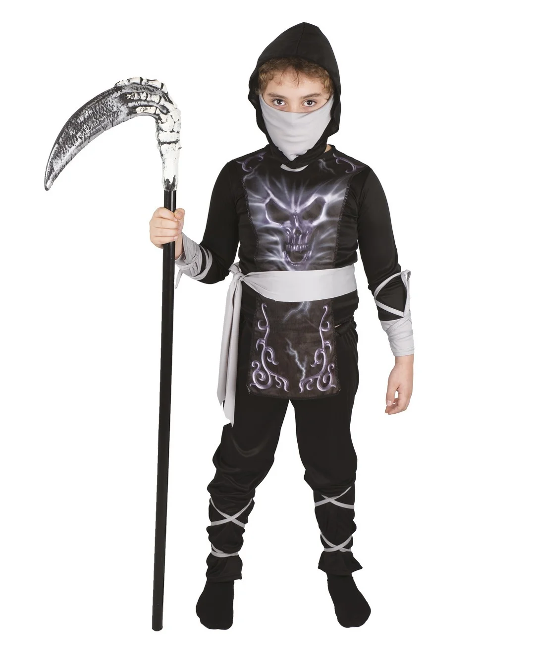Costume ninja squelette - enfant