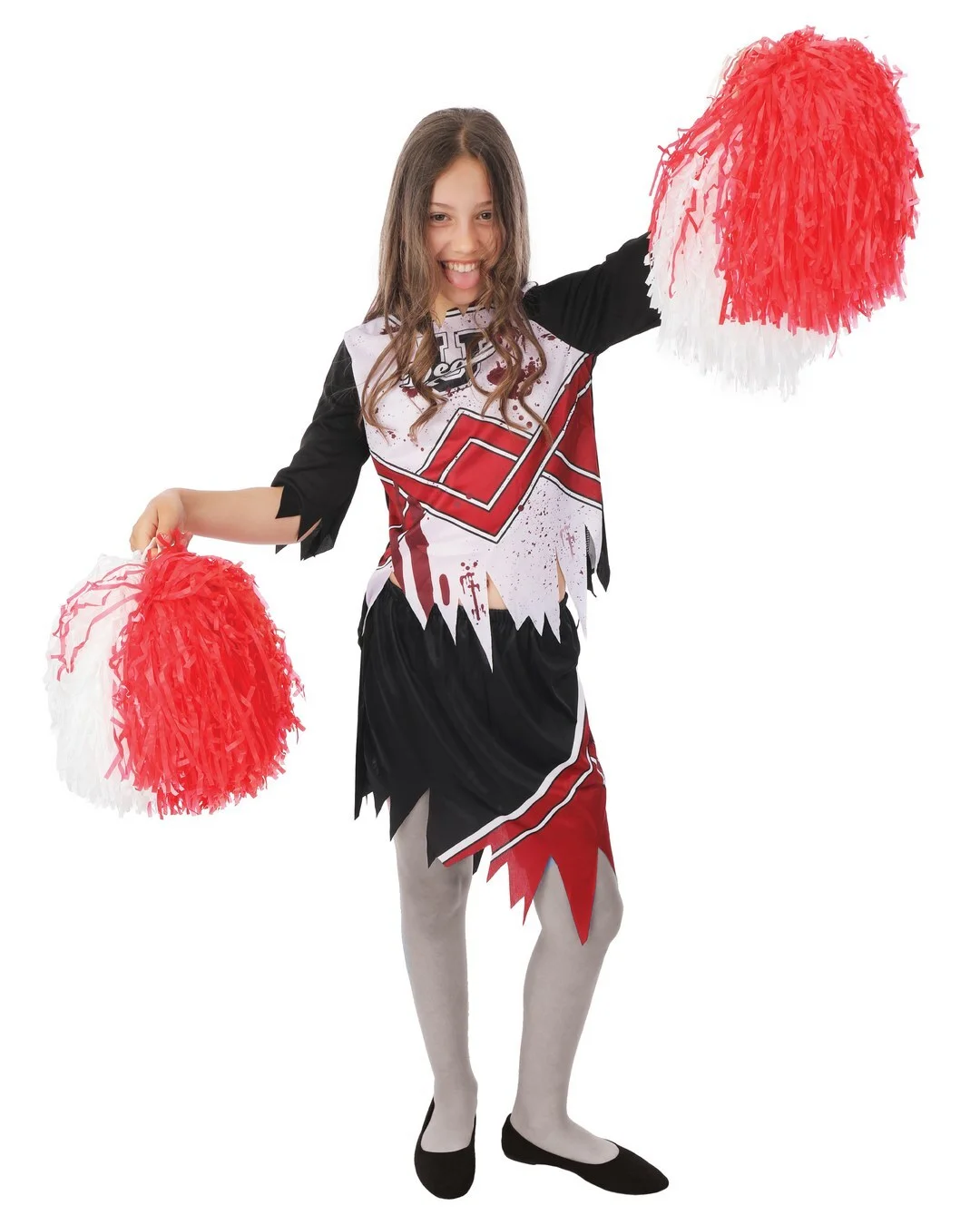 Costume pom-pom girl zombie - enfant