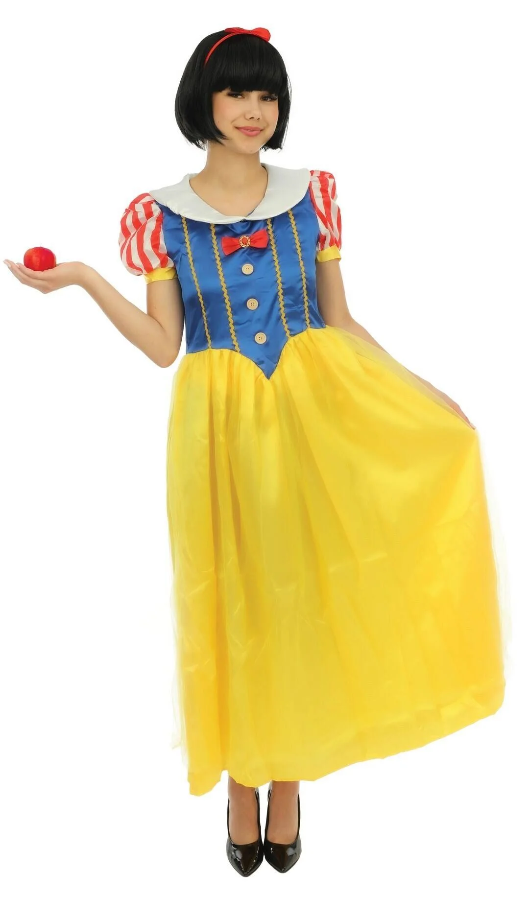 Costume princesse - jaune, bleu - adulte
