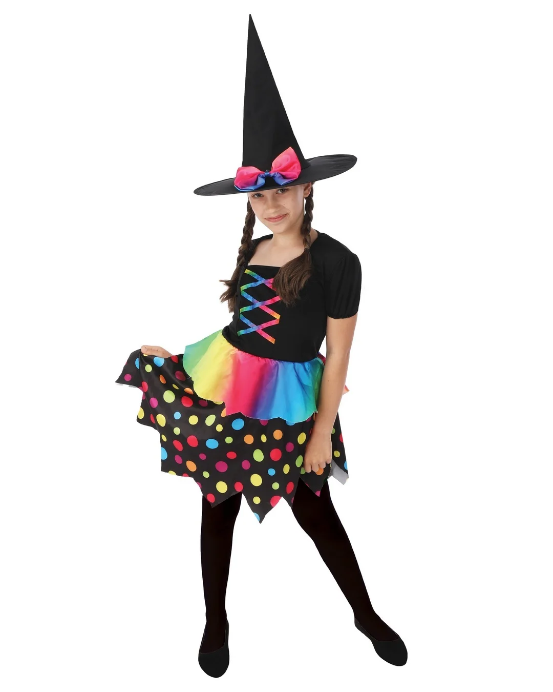 Costume sorcière multicolore - enfant